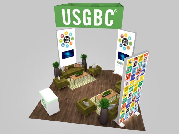 RE-9151 Island Rental Trade Show Exhibit -- Image 5