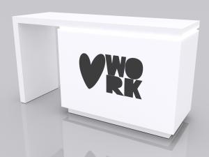 MOD-1744 Waterfall Workstation Counter