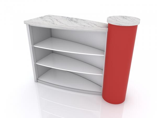 MOD-1723 Open Back Counter -- Verrsion with Open Back