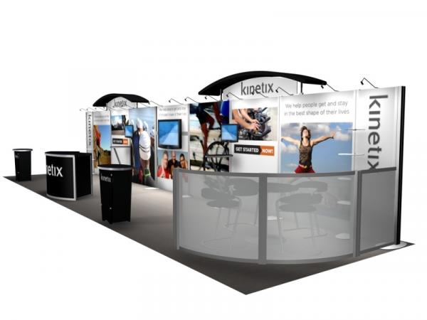 RE-4002 Rental Exhibit / 10 x 40 Inline Trade Show Display Image 3